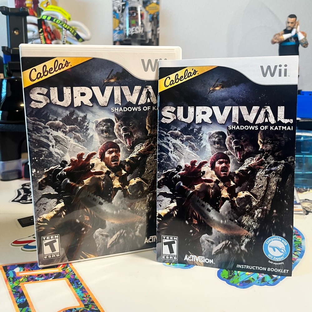 Cabela's Survival Shadows of Katmai Wii Game Set
